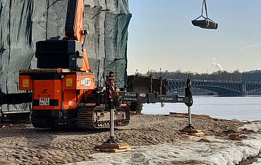 Наши объекты - Монтаж у Невы: первая в истории реставрация Петропавловской крепости